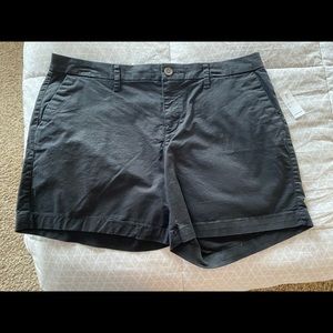 Old Navy, black chino shorts. NEVER WORN, tags still attached. Size 10